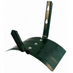 Metallische Wandhalterung für Bewässerungsschläuche, grün