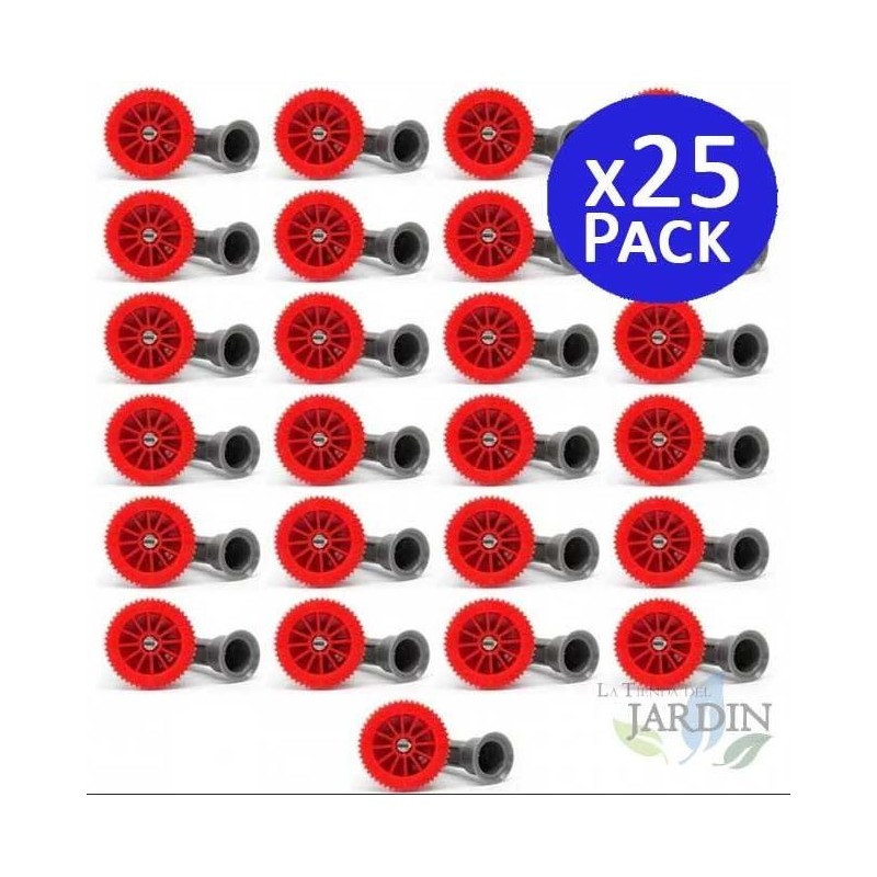 25 x Buse réglable Hunter 10A pour tuyères d'arrosage, portée 3 mètres, angle réglable