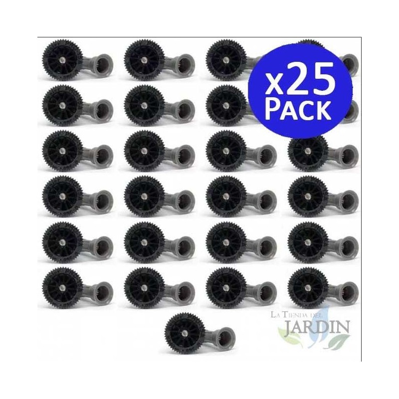 Lot de 25 Buse réglable Hunter 15A pour tuyères d'arrosage, portée 4,6 mètres, angle réglable Lot de 25 Buse réglable Hunter 15A pour tuyères d'arrosage, portée 4,6 mètres, angle réglable