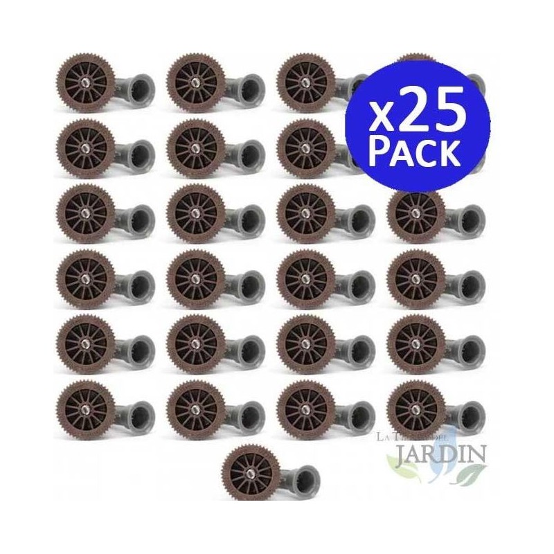 Pack 25 Boquilla ajustable tobera 8A Hunter, Alcance 2,40 m, Ángulo ajustable, Difusores de riego Pack 25 Boquilla ajustable tobera 8A Hunter, Alcance 2,40 m, Ángulo ajustable, Difusores de riego