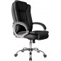 Chaise de bureau ergonomique avec accoudoirs rabattables, hauteur réglable et design ergonomique. Ausse fourrure noir Chaise de bureau ergonomique avec accoudoirs rabattables, hauteur réglable et design ergonomique. Ausse fourrure noir