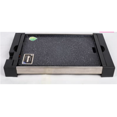 Plancha de asar 2400W, 40 x 28 cm antiadherente
