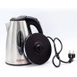 Chaleira elétrica de 1,7 litro. Aço inoxidável de 2200 W. Ebulição rápida. Base giratória de 360°. Desligamento automático. Chaleira elétrica de 1,7 litro. Aço inoxidável de 2200 W. Ebulição rápida. Base giratória de 360°. Desligamento automático.