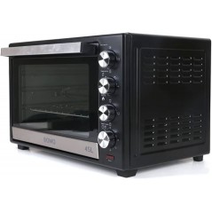 Forno elétrico convencional de bancada de 45 L com torradeira. 2000 W. Temperatura de até 230 °C, timer de 60 minutos. Preto.