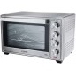 Elektro-Tischbackofen Konvention und Rotisserie 45L. 2000W. Temperatur bis zu 230ºC, Timer mit Aus 60Min. Farbe Stahl. Elektro-Tischbackofen Konvention und Rotisserie 45L. 2000W. Temperatur bis zu 230ºC, Timer mit Aus 60Min. Farbe Stahl.
