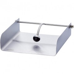 INOX metal napkin holder [18 x 19 x 5 cm]