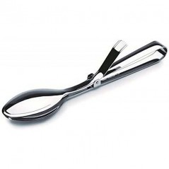 Stainless Steel Serving Spoon Tongs - 24 cm
