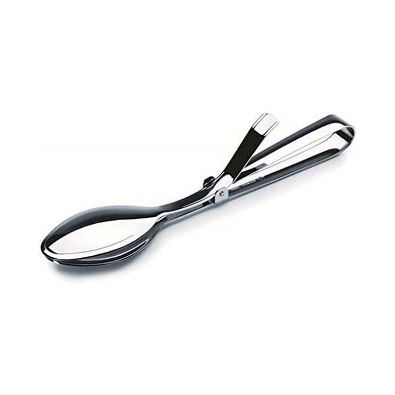 Servierlöffelzange aus Edelstahl - 24 cm