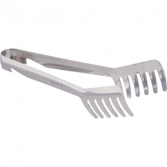 Pinça de aço inoxidável de luxo para massas - 20 cm