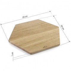 Salvamantel Magnétique 23x20 cm Protecteur de chaleur pour toute surface avec puissant aimant intégré en bois de chêne