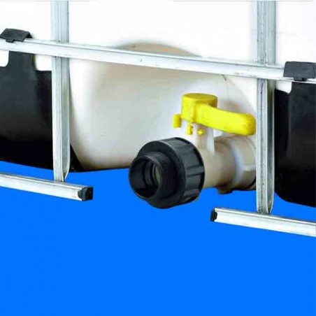 Adattatore per serbatoio maschio 1” 32mm con tappo | Connessione rapida per serbatoi | Alta qualità e facile installazione