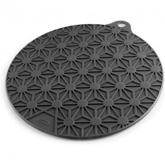 Base magnética cinza para altas temperaturas - 4 poderosos ímãs embutidos [20 cm]