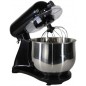 Batidora Amasadora Orbital 1800W. Procesador Alimentos Profesional 8L., 6 Velocidades. Diseño Retro Vintage, negro
