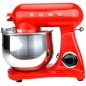 Orbital Dough Mixer 1800W Professional Food Processor 8L, 6 Speeds.  Vintage Retro Design.  Red color Orbital Dough Mixer 1800W Professional Food Processor 8L, 6 Speeds.  Vintage Retro Design.  Red color