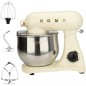 Orbital Mixer Kneter 1800W. Professioneller Food Processor 8L. 6 Geschwindigkeiten. Retro-Vintage-Design. Cremefarben. Orbital Mixer Kneter 1800W. Professioneller Food Processor 8L. 6 Geschwindigkeiten. Retro-Vintage-Design. Cremefarben.