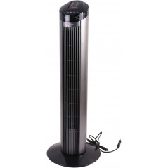 Ventilador de torre de 50 W com controle remoto, preto
