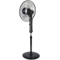 Ventilateur sur pied 60w à 3 vitesses et Oscillation, RO-VP60W, noir Ventilateur sur pied 60w à 3 vitesses et Oscillation, RO-VP60W, noir