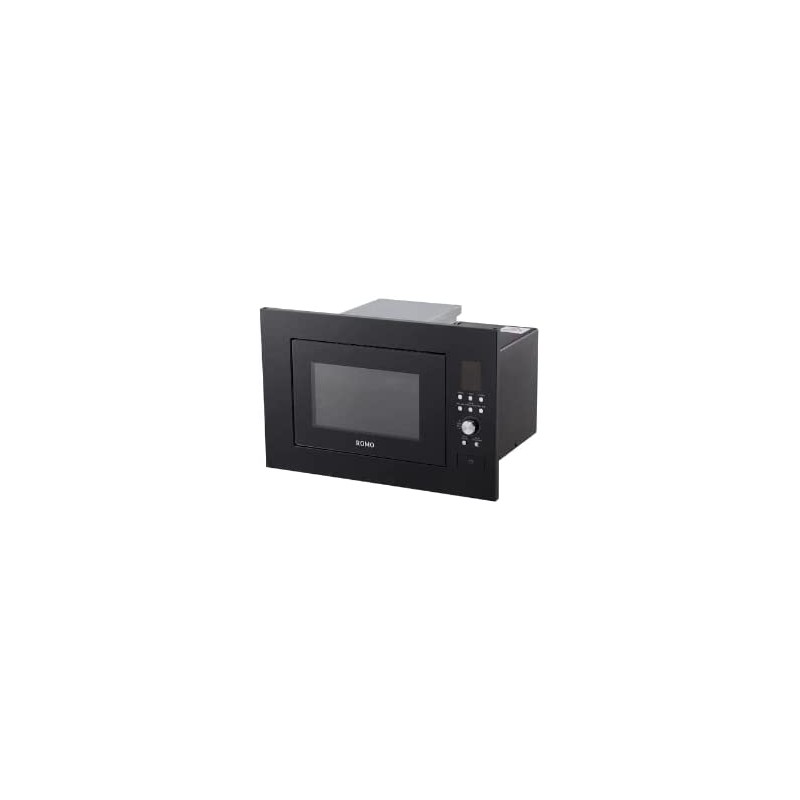 Micro-ondes encastrable avec gril, capacité 20 L, puissance 1400 W, noir