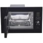 Microonde da incasso con grill, capacità 20 L, potenza 1400 W, colore nero	 Microonde da incasso con grill, capacità 20 L, potenza 1400 W, colore nero