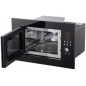 Microonde da incasso con grill, capacità 20 L, potenza 1400 W, colore nero	 Microonde da incasso con grill, capacità 20 L, potenza 1400 W, colore nero