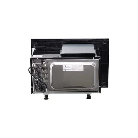 Micro-ondas embutido com grill, capacidade de 20 L, potência de 1400 W, preto