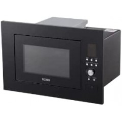 Built-in Microwave with Grill, 20 L Capacity, 1400 W Output, Steel Color