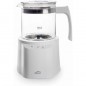 Espumador de leite 3 em 1 com tigela, base de aço inoxidável, 250 ml, branco - 3600 W