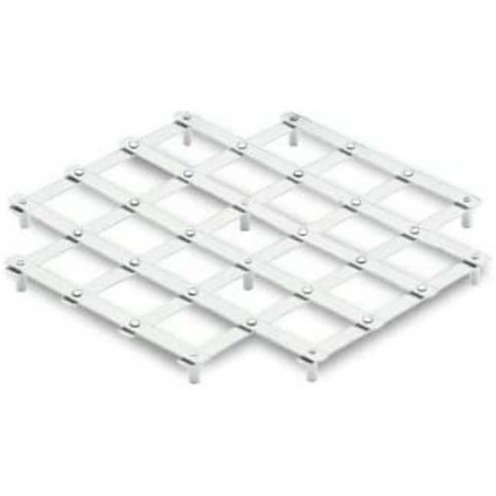 Stainless Steel Extensible Trivet. [23x23cm]