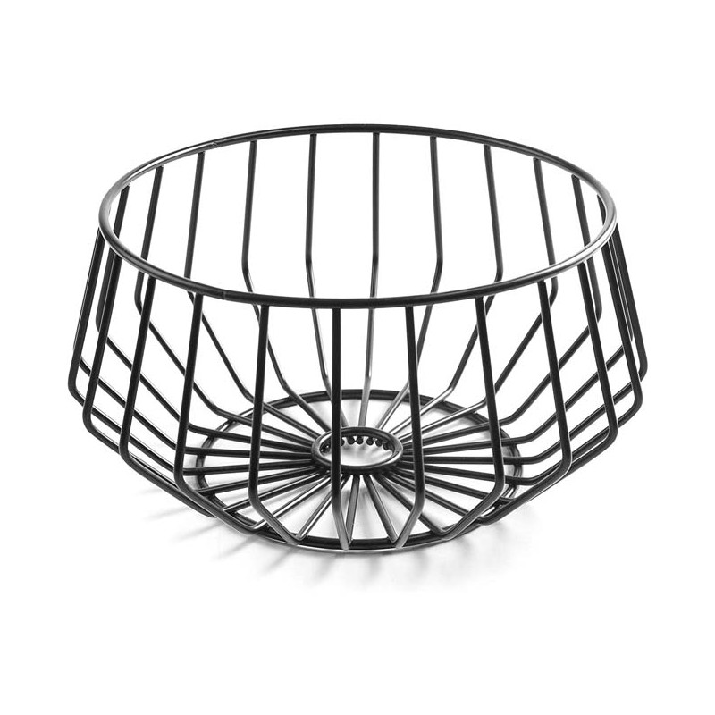 Medium Rod Fruit Bowl, Iron [27 x 13.8 cm]