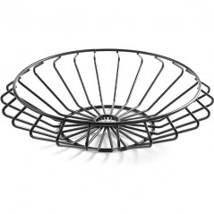 Medium Rod Fruit Bowl, Iron [34 x 9.5 cm]