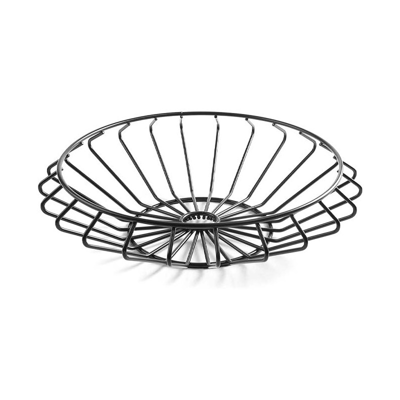 Medium Rod Fruit Bowl, Iron [34 x 9.5 cm]