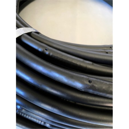 Tubo de 16 mm com gotejadores a cada 50 cm, 400 metros, irrigação por gotejamento preto