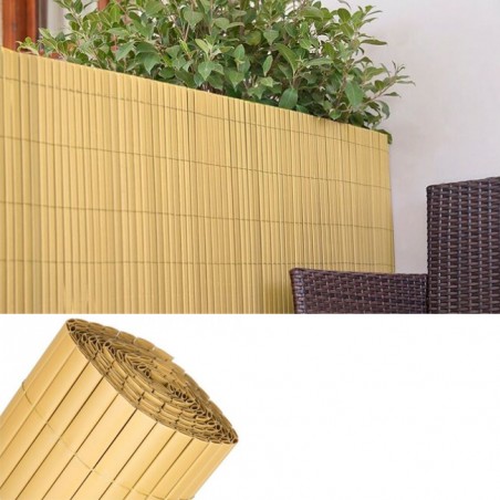  Cañizo concealment Natural PVC 1.5 x 3 meters, joined by nylon thread every 10 cm.  double face