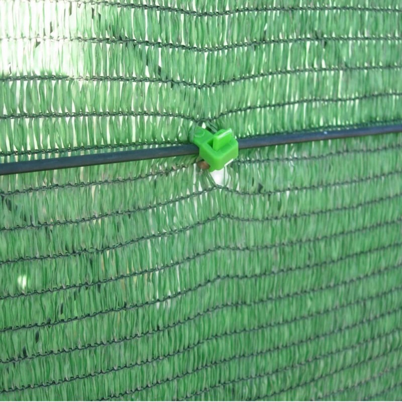 Malla de sombreo ocultación verde 2 x 50 metros, ocultación 70%, para jardines, terrazas y delimitación parcela
