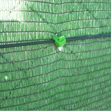 Maille d'ombrage Vert 1,5 x 10 mètres, dissimulation à 70%, pour terrasses, jardins et délimitation des parcelles