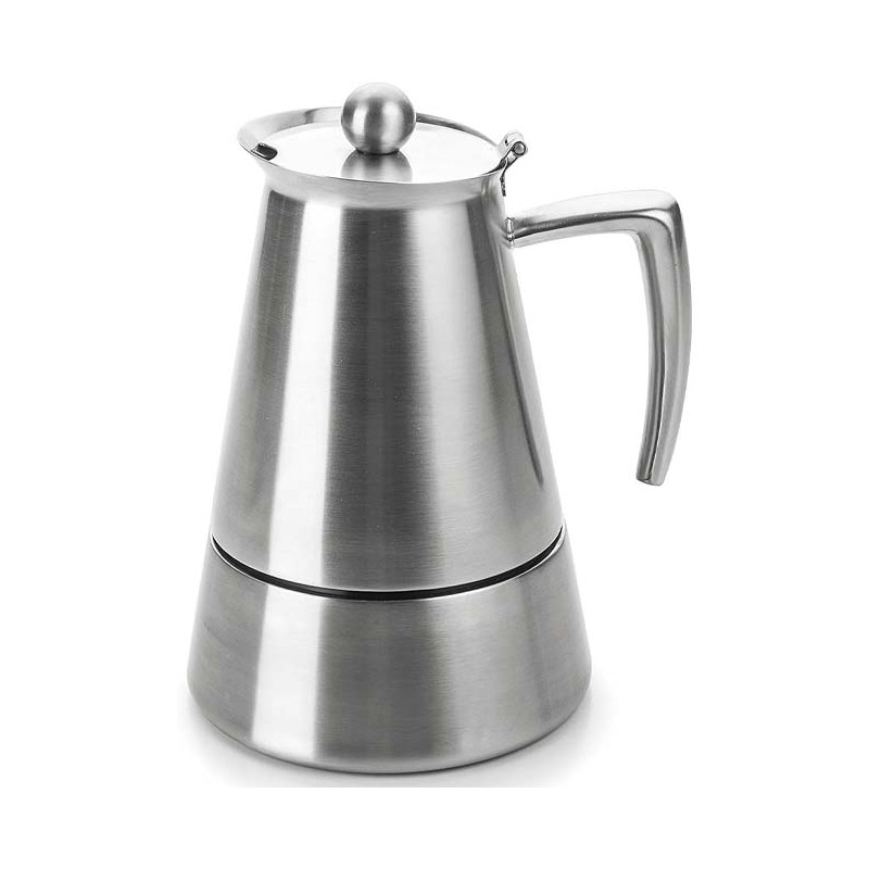 Cafetera Express inox Hyperluxe Lacor - 4 Tazas