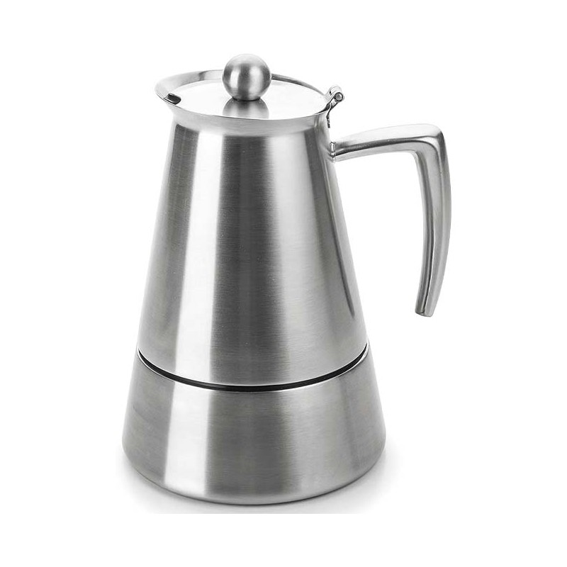 Máquina de café expresso Lacor Hyperluxe em aço inoxidável - 6 xícaras Máquina de café expresso Lacor Hyperluxe em aço inoxidável - 6 xícaras