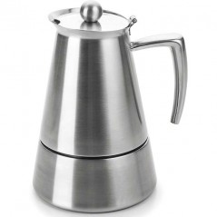 Lacor Hyperluxe Express-Kaffeemaschine aus Edelstahl – 10 Tassen