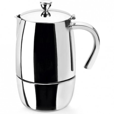 Cafetera Express Luxe inox Lacor - 6 Tazas.