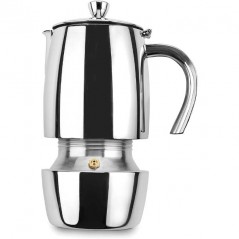 Lacor Express Luxe Kaffeemaschine aus Edelstahl - 6 Tassen.