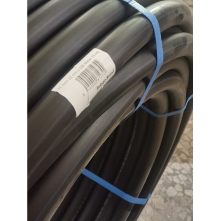 Tubo de polietileno de grau alimentício 25 mm 16 bar 100 m PE100 alta densidade