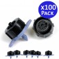 Pack 100 Gotero riego turbulento desmontable 16 litros