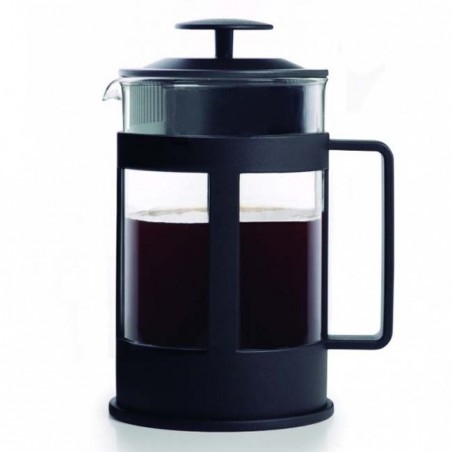 Lacor French Press Kaffeemaschine aus Edelstahl für 6 Tassen - Fassungsvermögen 0,8 l