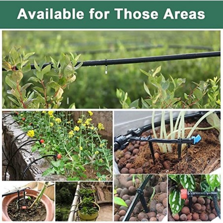 Flexible microtubing, 4.5 x 6.5 mm. 5-meter coil. Black tubing. Tubing used for drip irrigation.