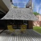 Toldo vela camuflaje blanco reversible 3 x 4 m, 120gr/m2 UV para jardin Toldo vela camuflaje blanco reversible 3 x 4 m, 120gr/m2 UV para jardin