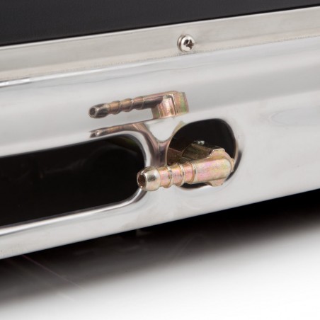 Orbegozo FO3510 Gaskocher, Edelstahlgehäuse, 3 Brenner, Innen- und Außenbereich, Butan- oder Propangas