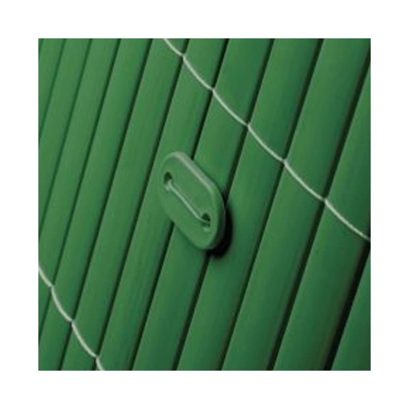 Kit de instalação de malha de PVC verde, blister com 26 unidades