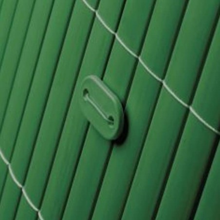 Kit de instalação de malha de PVC verde, blister com 26 unidades