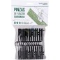 Lot de Fixation PVC blanc, Attaches pour Brise-Vue, kit de Fixation pour Pare-Soleil, 12 pièces