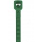 50 x Collier de serrage plastique 3,6 x 300 mm, serre cable plastique, Bride de câble en plastique autobloquante nylon, vert